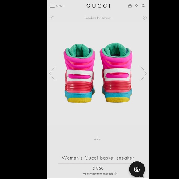 WOMEN’S GUCCI SNEAKER 38 - Picture 2 of 3
